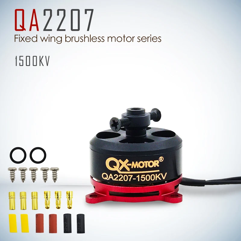 QX-MOTOR QA2204 2205 2207 2206 бесщеточный двигатель/20A ESC для радиоуправляемого самолета с