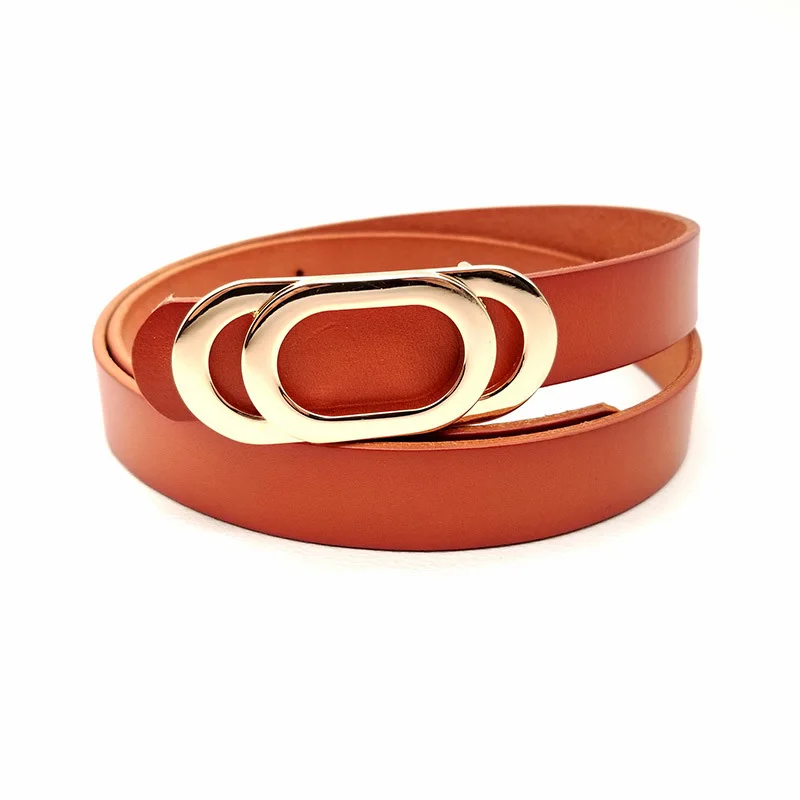 Новинка хит продаж первый слой Воловья кожа простой модный тренд гладкая Пряжка