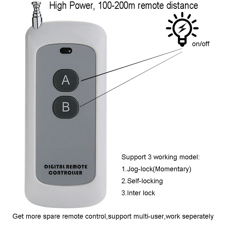 1CH DC 7-36 в 10A Wifi переключатель домашняя Автоматизация релейный модуль 433 мгц