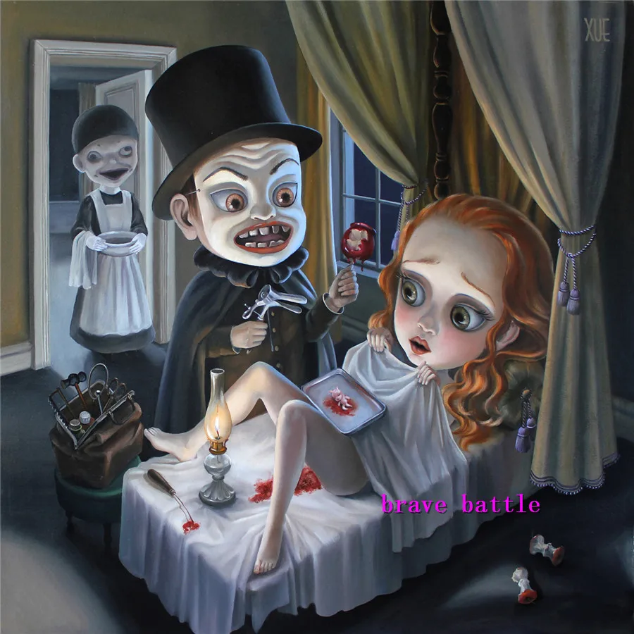 Mark Ryden детский необычный холст для живописи Тёмный мир гостиная спальня домашний