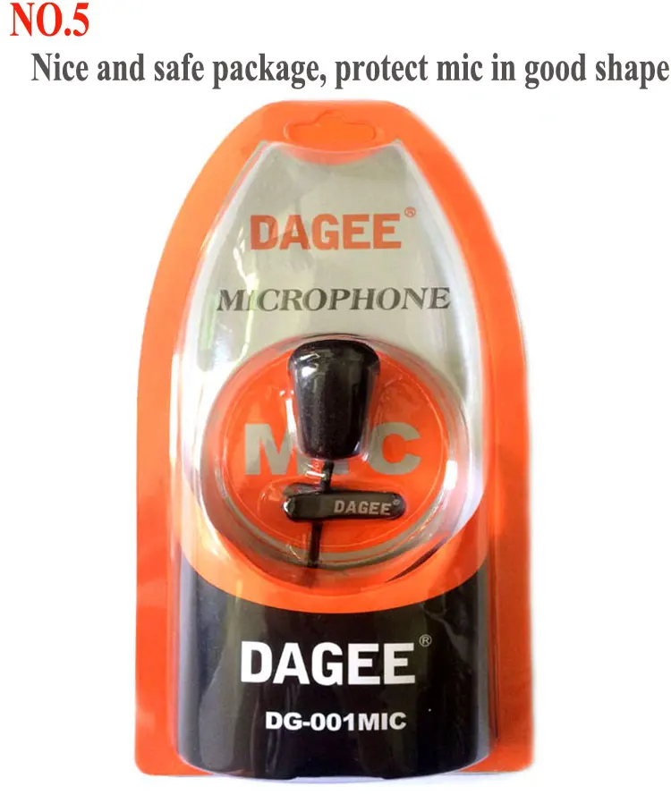 Dagee DG-001MIC мини петличный микрофон Портативный петличный микрофон с зажимом 3,5 мм разъем микрофон высокое качество для телефона компьютера планшета