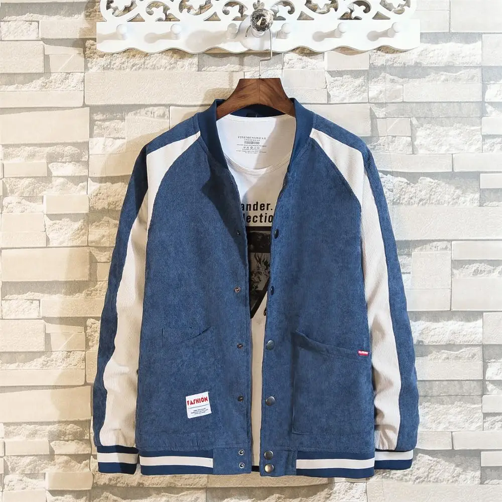

2019 Autumn New Men Jacket Coat Man Hip Hop Streetwear Men Patchwork baseball Jacket Coat Light core jacket Men Clothes