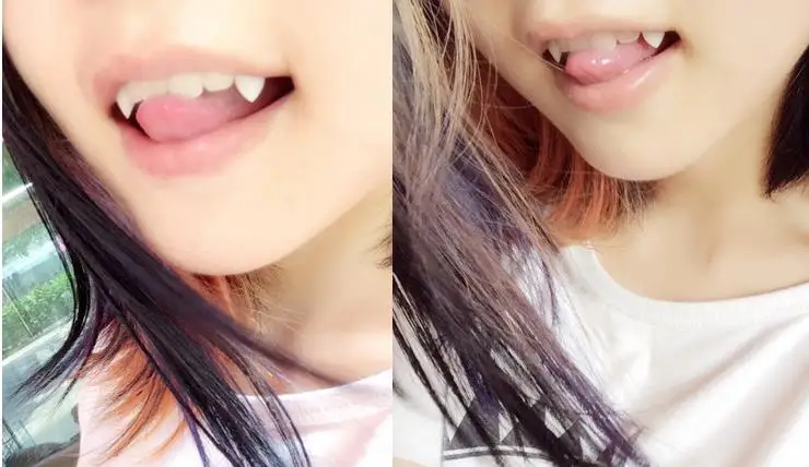 Страшные зубы-клыки вампира зубные протезы косплей зомби-дьявол для театра