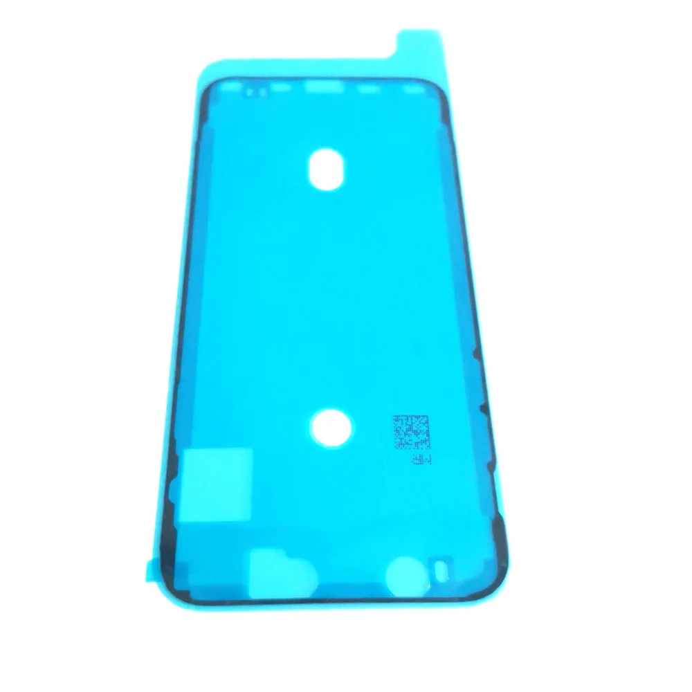 20 штук упак. LCD водонепроницаемая клейкая рамка наклейка синий лист для iPhone X XR XS