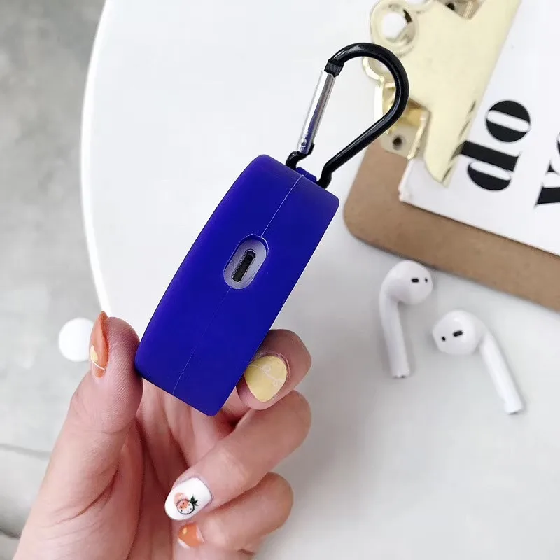 Для AirPods 2 Чехол с милым 3D рисунком Капитан Америка Супермен чехол для наушников для Apple Airpods мягкий силиконовый защитный чехол Funda