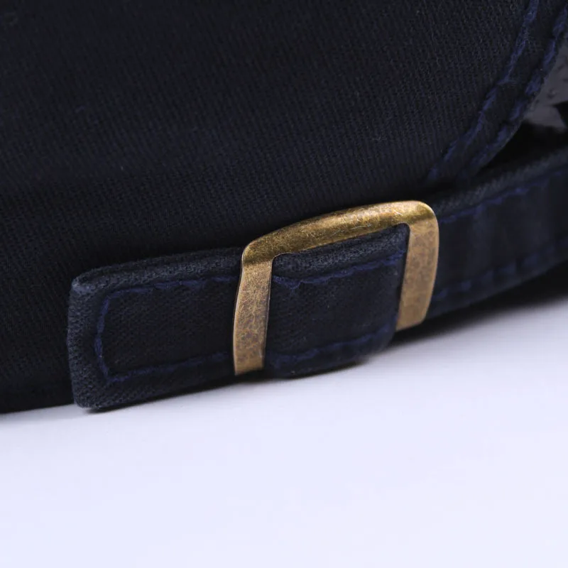 RoxCober/Высококачественный берет с буквенной вышивкой хлопковая плоская кепка для