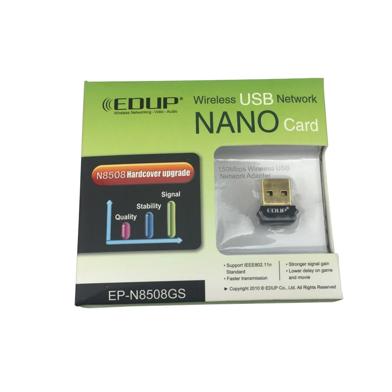 150 Мбит/с Raspberry Pi 3 Model B Wifi адаптер мини USB беспроводная сетевая карта EP N8508GS ключ для