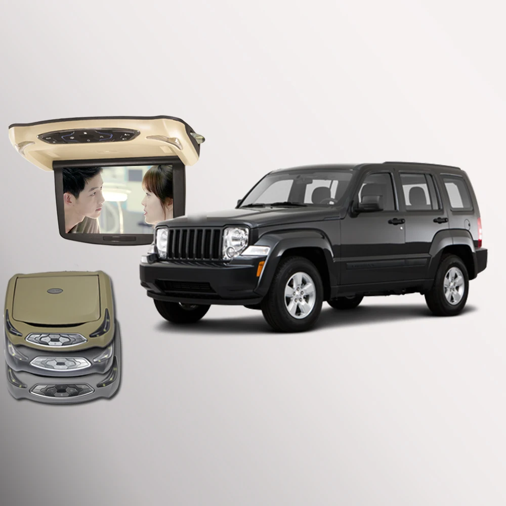 BigBigRoad для Jeep Liberty Автомобильный светодиодный цифровой экран на крыше с