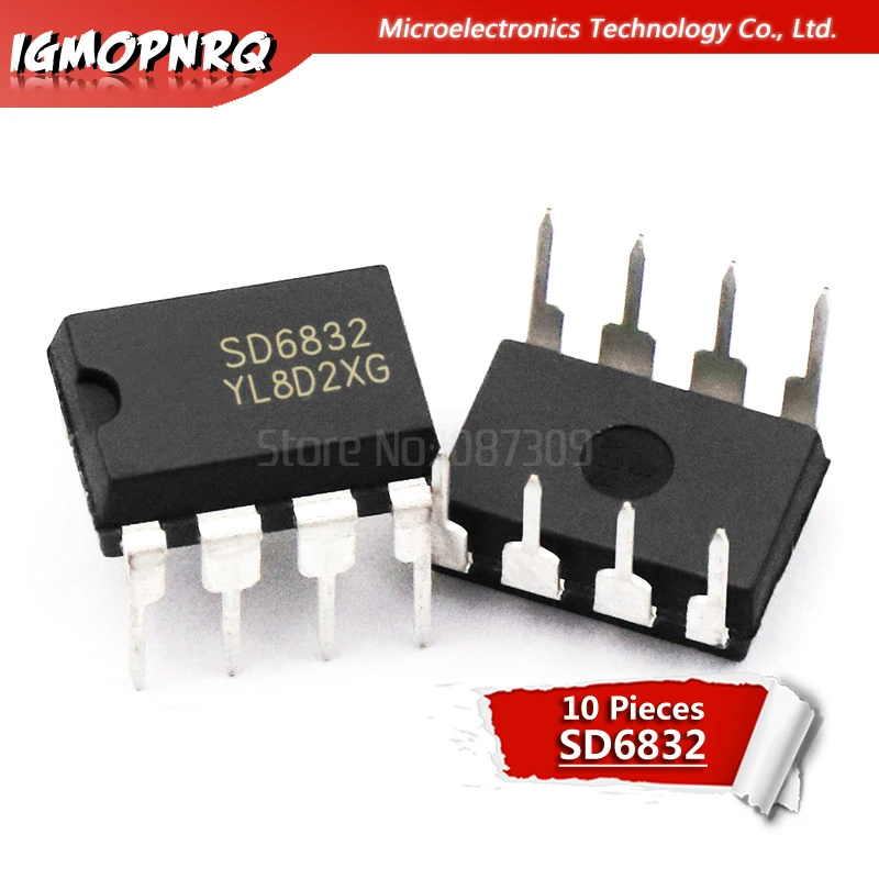 10pcs SD6832 DIP DIP8 new original | Электронные компоненты и принадлежности