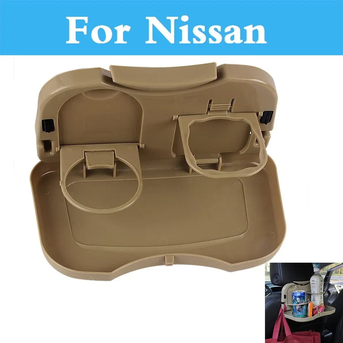 

New Double Car Cup Holder Drinks Holders Car Accessories For Nissan Altima Armada Avenir Juke Nismo 350z 370z Ad Almera Classic
