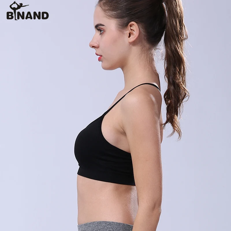 Спортивный бюстгальтер BINAND Wirefree со съемными лямками спортивный с впитывающими