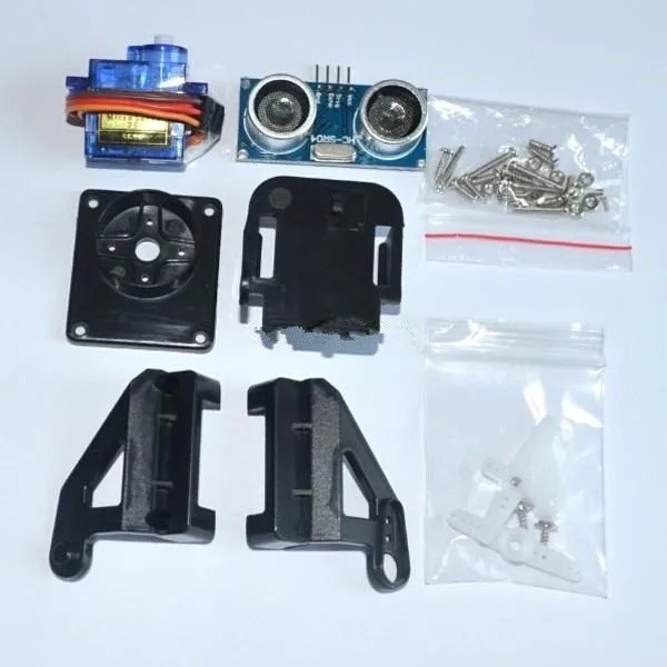 1 шт. Ультразвуковой Модуль HC SR04 + 9G SG90 Серводвигатель FPV посвященный PTZ нейлон для