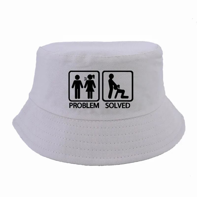 Проблема решена ведро шляпа harajuku поп Рыбак кепки Летняя мода Snapback шляпы - Цвет: Бежевый