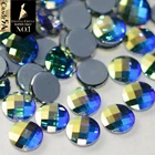 Hotfix Стразы s 5A лучшие прозрачные белые камни и стразы из хрустального стекла Hotfix AB плоская задняя часть Diy слеза Стразы для одежды