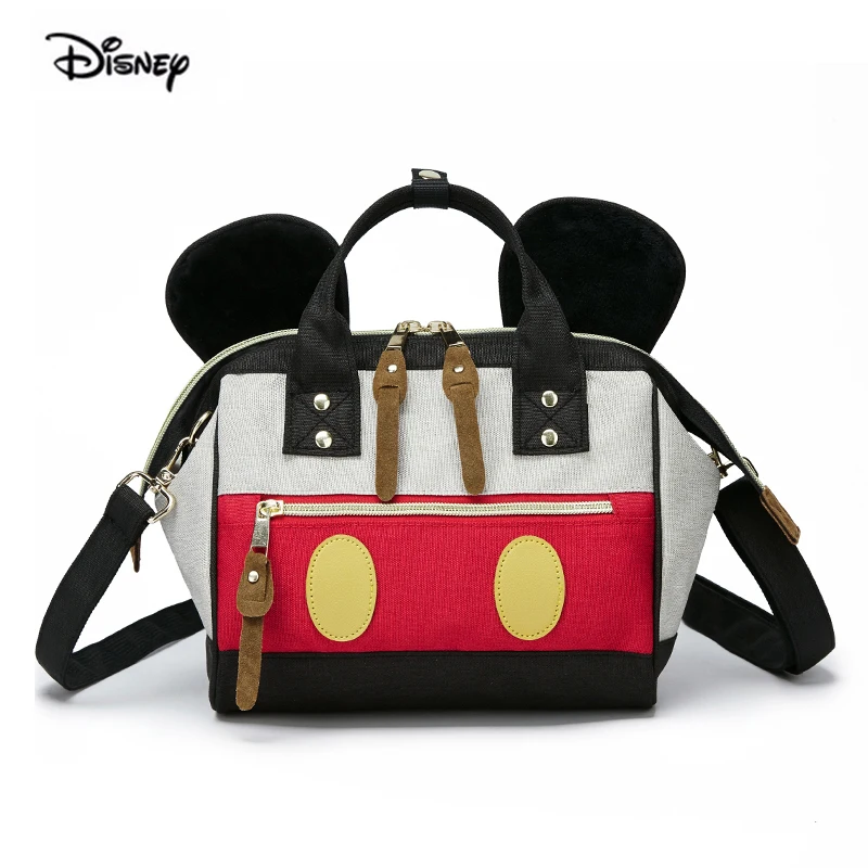 Disney Микки Дональд Дак Мама сумка небольшая из узорчатой ткани большим открытием
