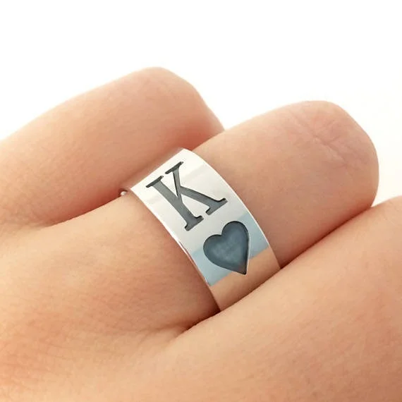 Кольцо из титановой стали круглое классическое крутое унисекс черное