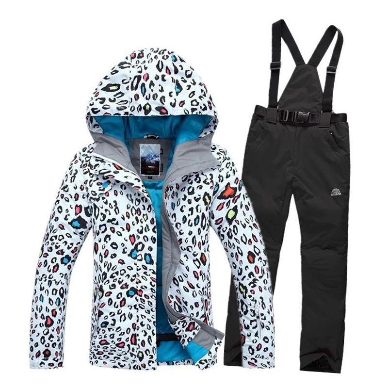 2019 высококачественные женские лыжные куртки комплекты штанов одежда для