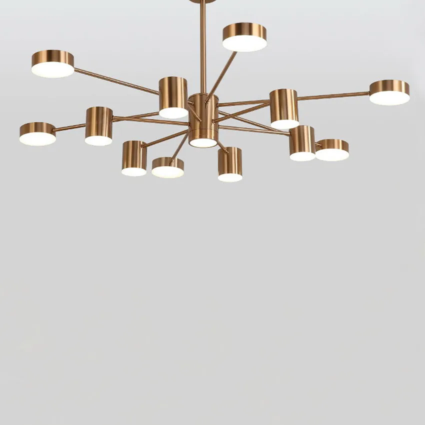 Современный светильник для столовой, люстра, золотистый, черный светильник, светодиодная лампа для гостиной, кухни, спальни, подвесной светильник, светильники