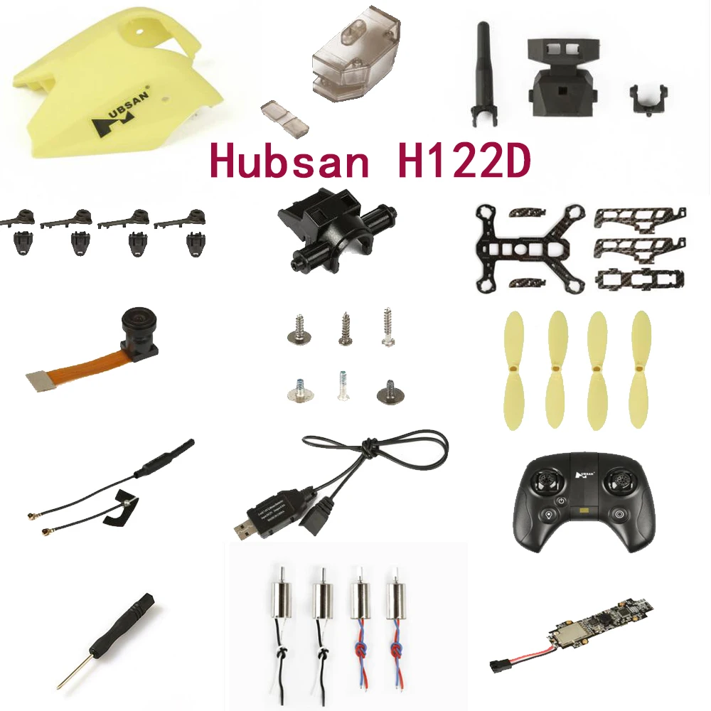 Оригинальные запчасти Hubsan H122D X4 STORM пропеллеры лопасти и двигатель батарея пульт