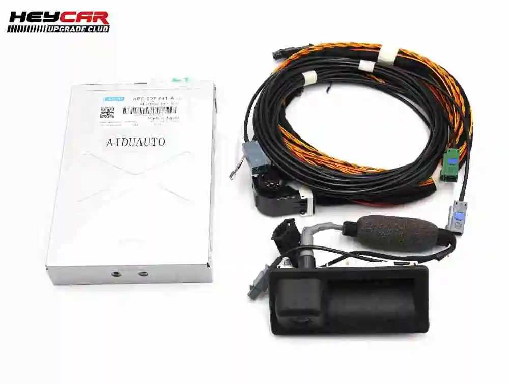 Камера заднего вида для Audi Q5 rvc камера 8R0 907 441 A + 5N0 827 566 AA кабель|Камеры авто| |