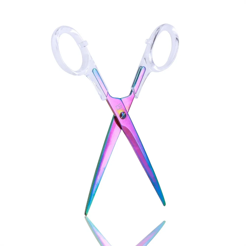 Красочные Акриловые ножницы ремесла для резки бумаги офисные