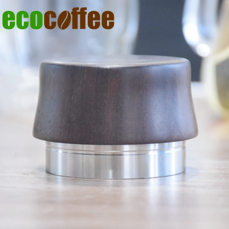 Кофемолка Ecocoffee 58 мм нержавеющая сталь 304 деревянная ручка молоток для кофе набор
