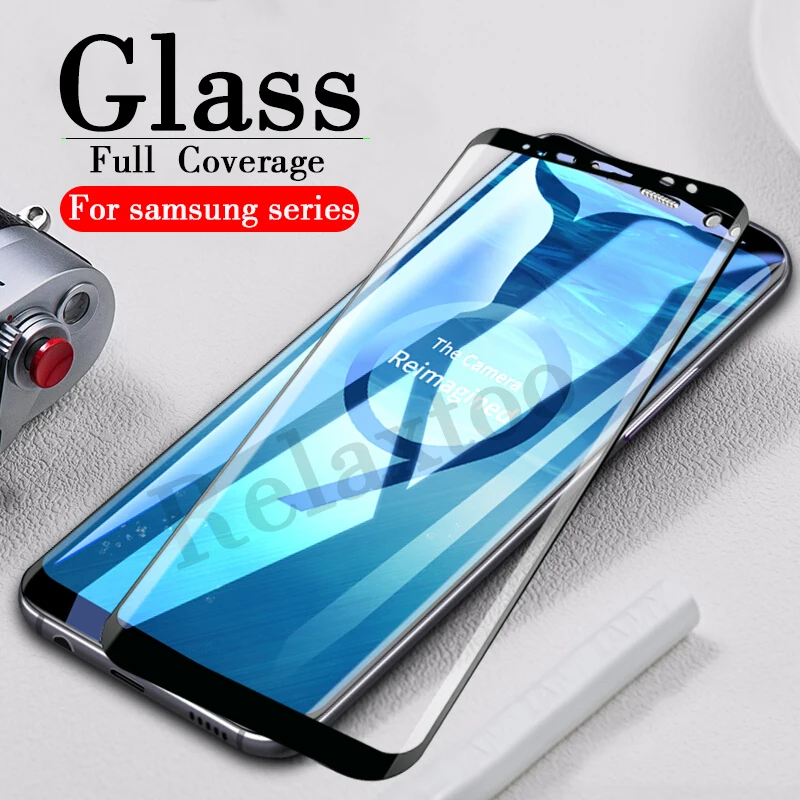Закаленное 3d стекло с полным покрытием для Samsung Galaxy s9 s8 s7 s6 edge plus note 8 9 Защитная