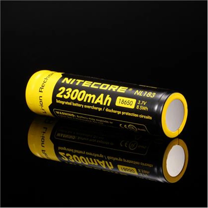 NITECORE Новый I4 зарядное устройство OLED экран + 18650 2300mAh NL183 3 7 V 8.5Wh литий ионная