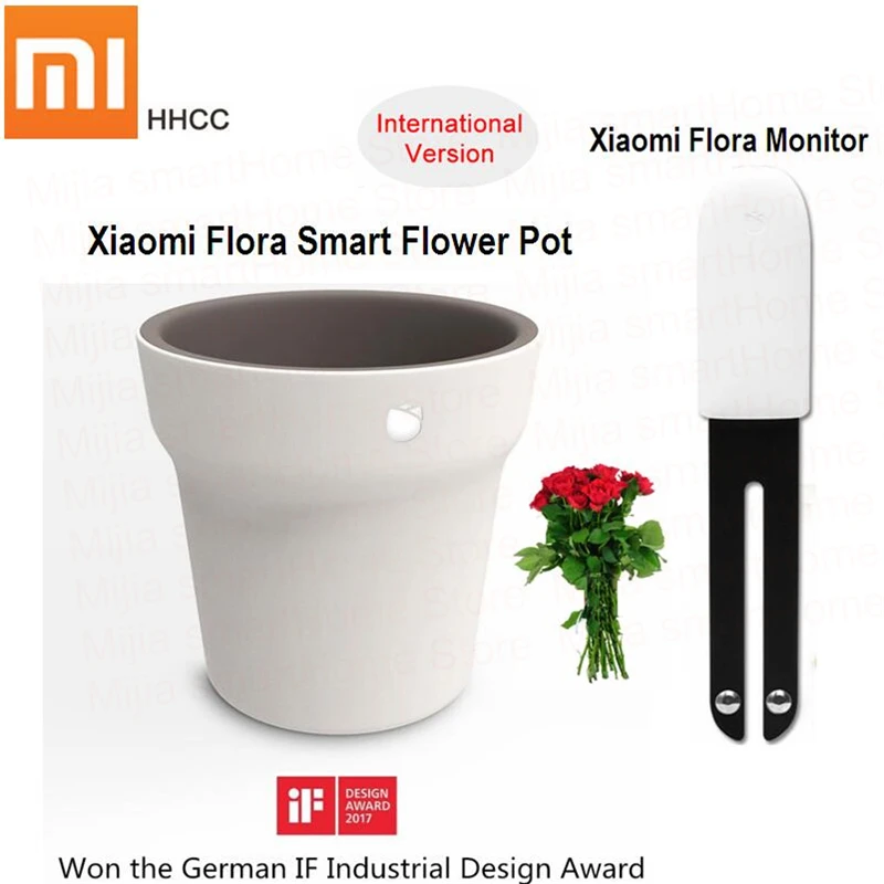 Оригинальный Xiaomi Mi монитор флора или Флора умный цветочный горшок цифровые