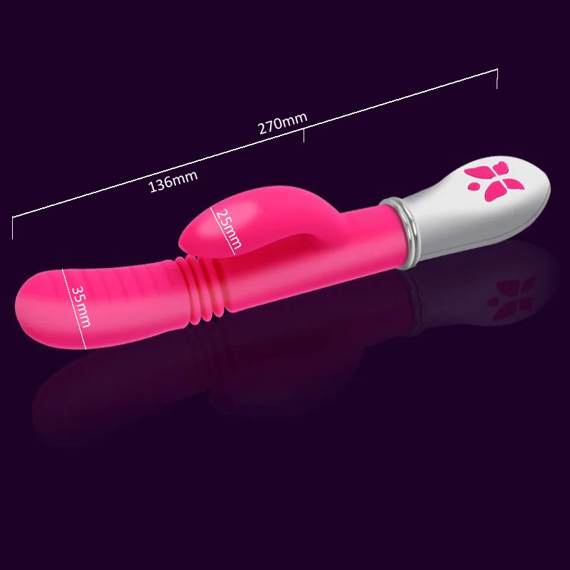 Вибратор с регулируемым вращением G Spot Rabbit перезаряжаемый вибратор 6 скоростей