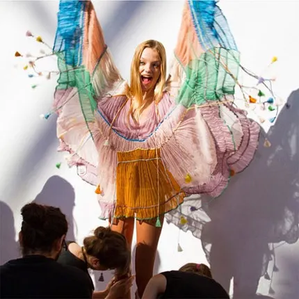 Взлетно-посадочной полосы 2017 Новый Весна Лето женщин Бохо пляжное платье шифон