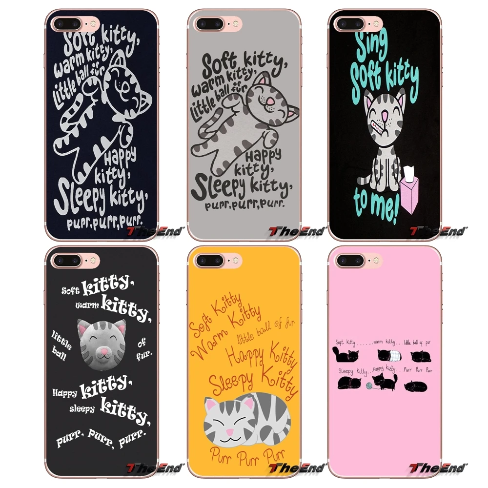 Мягкий чехол для iPhone X 4 4S 5 5S 5C SE 6 6S 7 8 Plus Samsung Galaxy J1 J3 J5 J7 A3 A5 2016 2017|case for iphone|cat casecase plus |