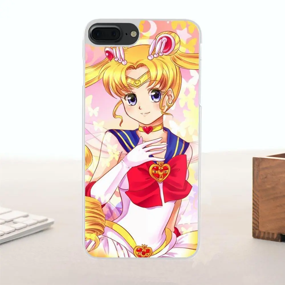 Diy рисунок ТПУ Сейлор Мун девушка для Apple iPhone 4 4S 5 5C SE 6 6S 7 8 Plus X | Мобильные телефоны