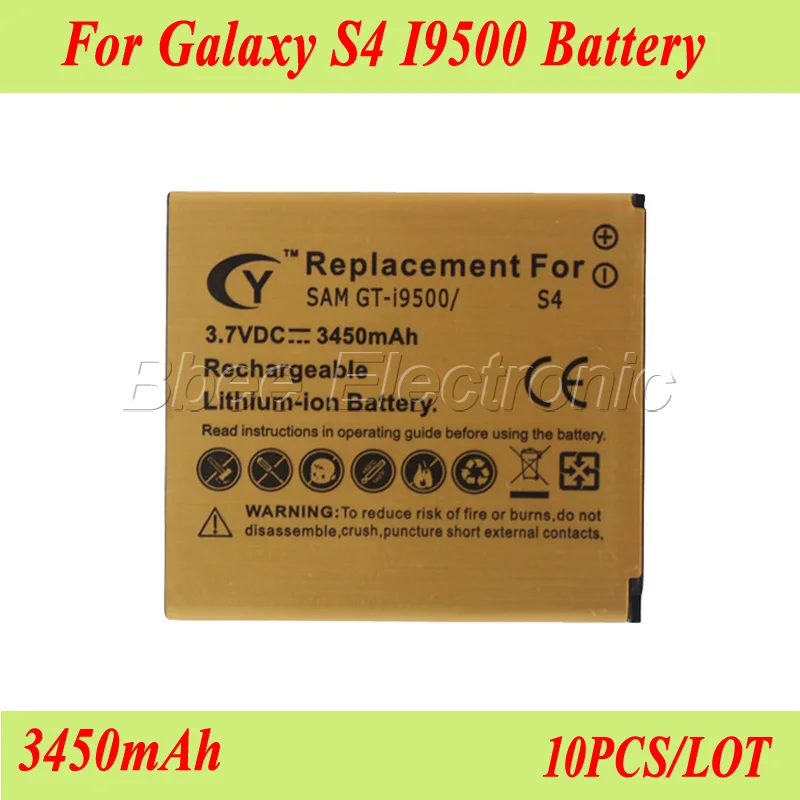 10 шт. аккумулятор 3450 мАч B600BC для Samsung Galaxy S4 I9500 GT I337 I545 I537 L720 R970 Аккумулятор AKKU PIL|b600bc