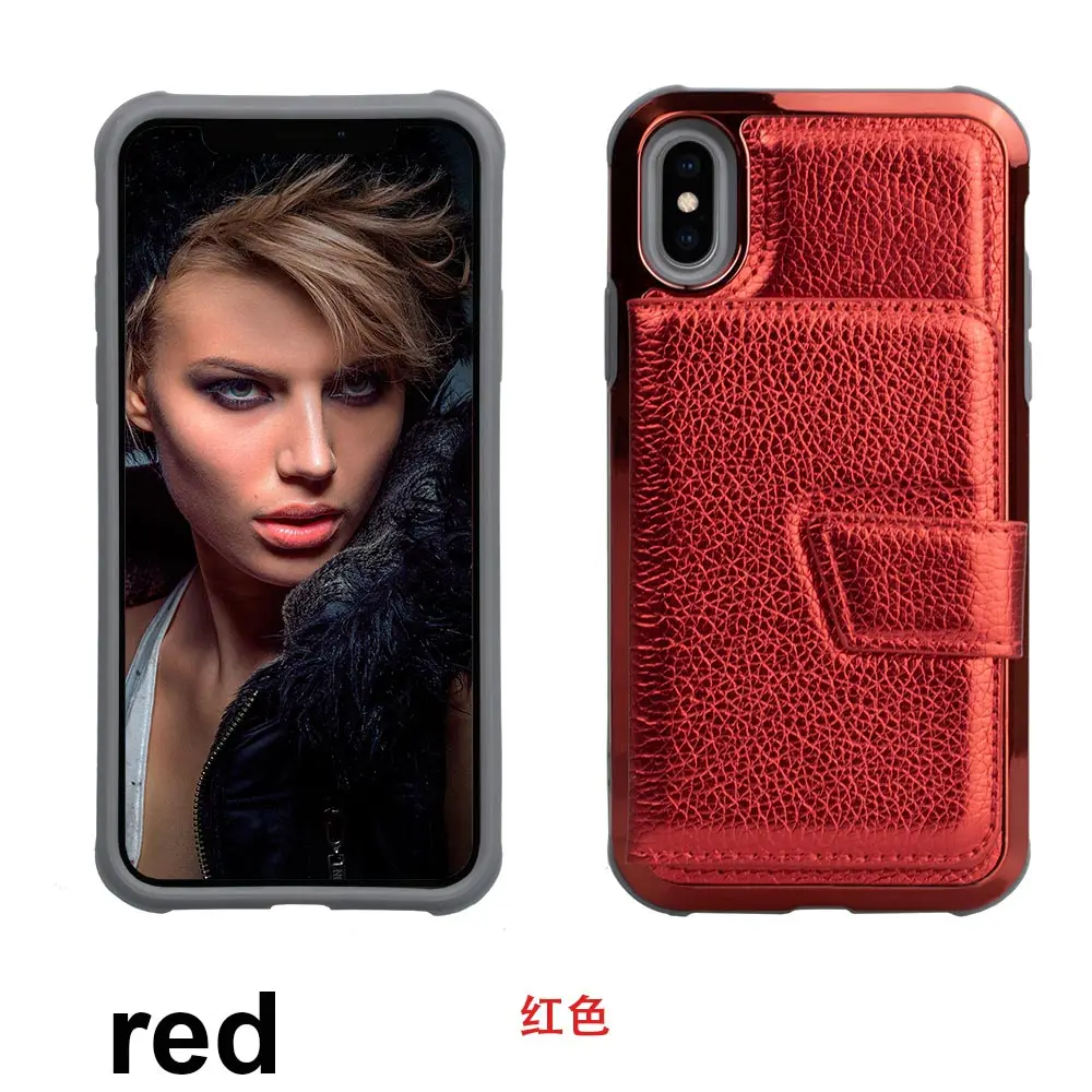 AKBKTII чехол для iPhone 7 Искусственная кожа личи телефона XS Max X XR случае 6s 8 плюс