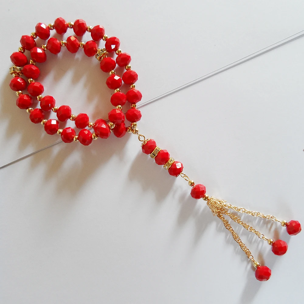 Новый дизайн 2020 керамический браслет с красными кристаллами красный