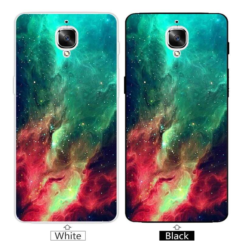 Чехол для телефона Oneplus 3 3T Nebula задняя крышка 5 дюймов прозрачный мягкий силикон