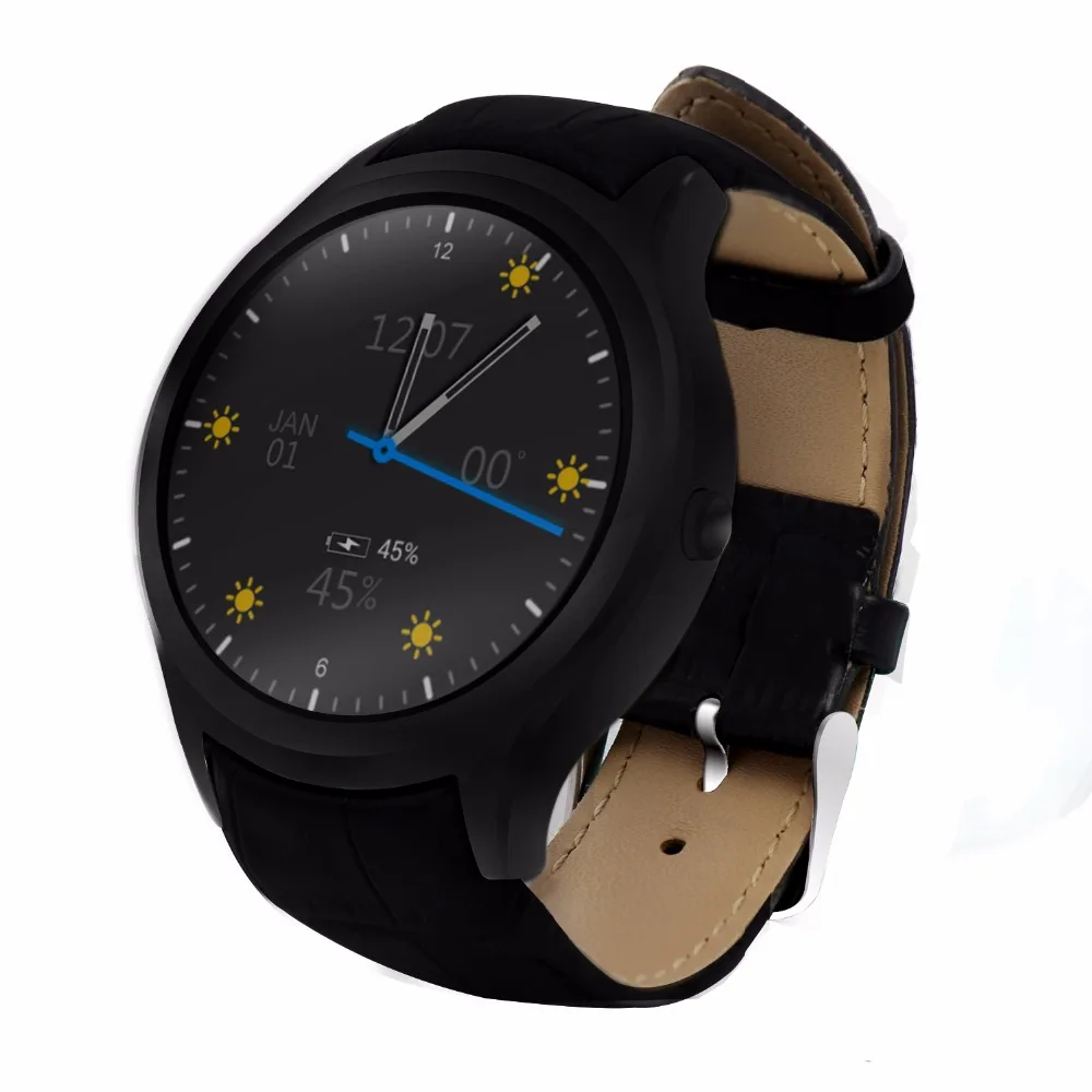 № 1 D5 + Android 5.1 3G SmartWatch телефон MTK6580 4 ядра 1. Гц ГБ/8 ГБ 1.3 дюймов IPS GPS Wi Fi сердечного