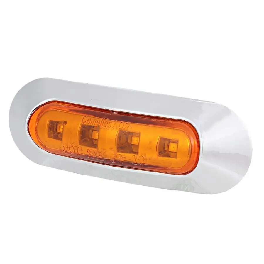 4LED универсальная Водонепроницаемая боковая маркер световая сигнальная лампа