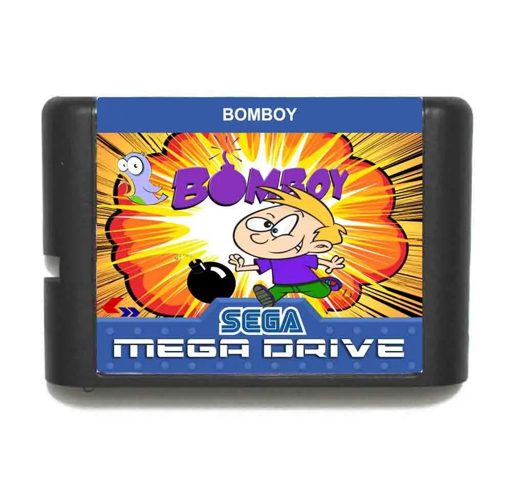 Bomboy 16 бит MD карточная игра с коробку для Sega Megadrive/Genesis|16 bit|md game16 bit md |