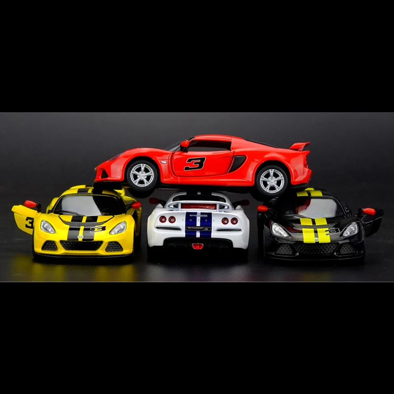 Спортивный автомобиль Kinsmart 1:32 2012 Lotus Exige S литой Сплав модель автомобиля игрушка с