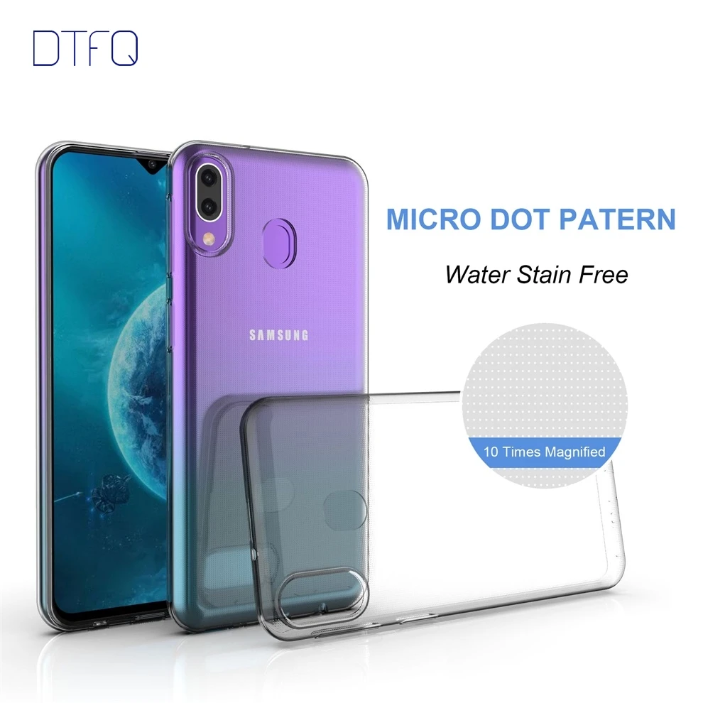 DTFQ для Samsung Galaxy M30 M20 M10 прозрачный мягкий чехол из ТПУ защитный ультратонкий