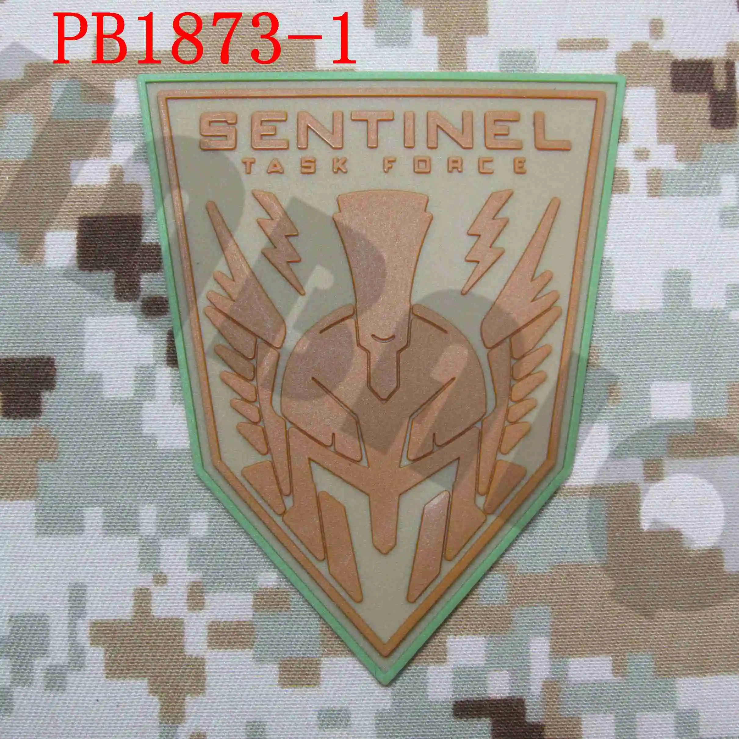 PB1873 Multicam 3D ПВХ патч Advanced Warfare Сентинел TASK FORCE - Цвет: PB1873 Multicam