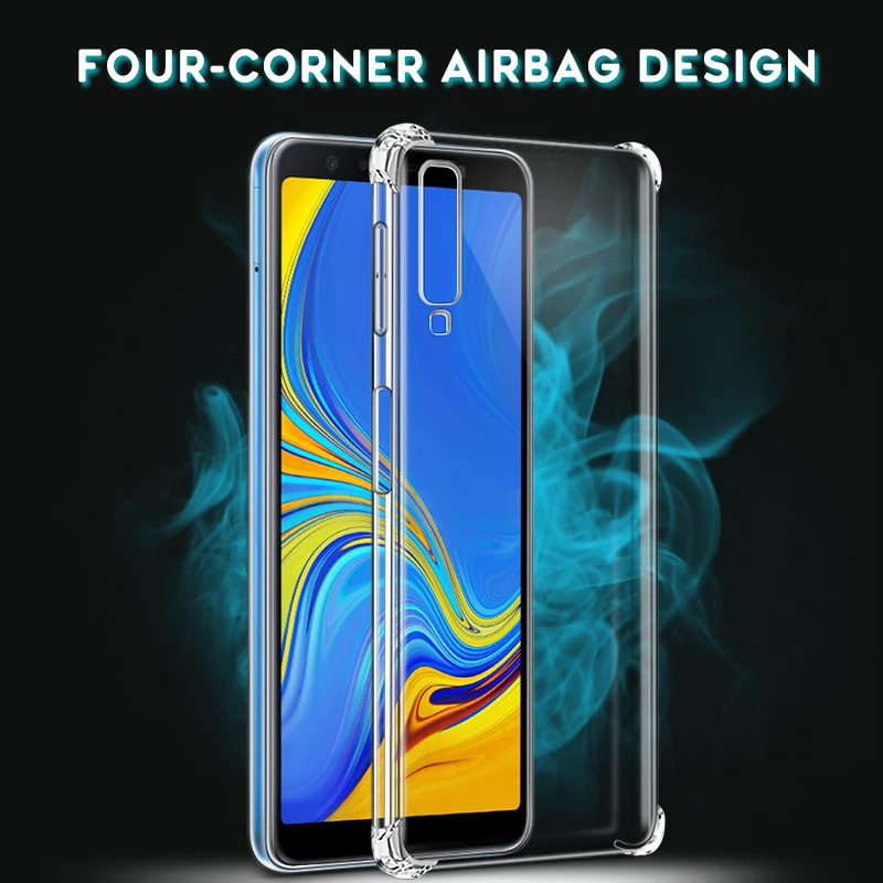 Прозрачный чехол с подушкой безопасности для Samsung Galaxy A50 A30 A70 A10 A40 A20 S10 S9 S8 Plus S10e Note8