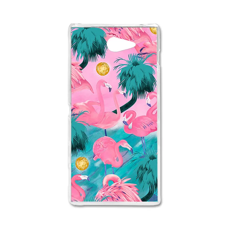 Силиконовый чехол для телефона, чехол для sony Xperia M2 D2302 S50H D2303 D2305 D2306, двойной чехол из ТПУ с милыми животными