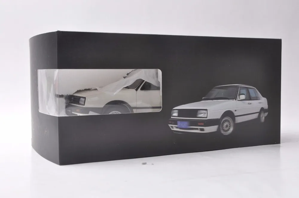 1:18 литая под давлением модель для Volkswagen VW Jetta GT MK2 1984 белый седан редкий сплав игрушечный автомобиль миниатюрная коллекция подарки
