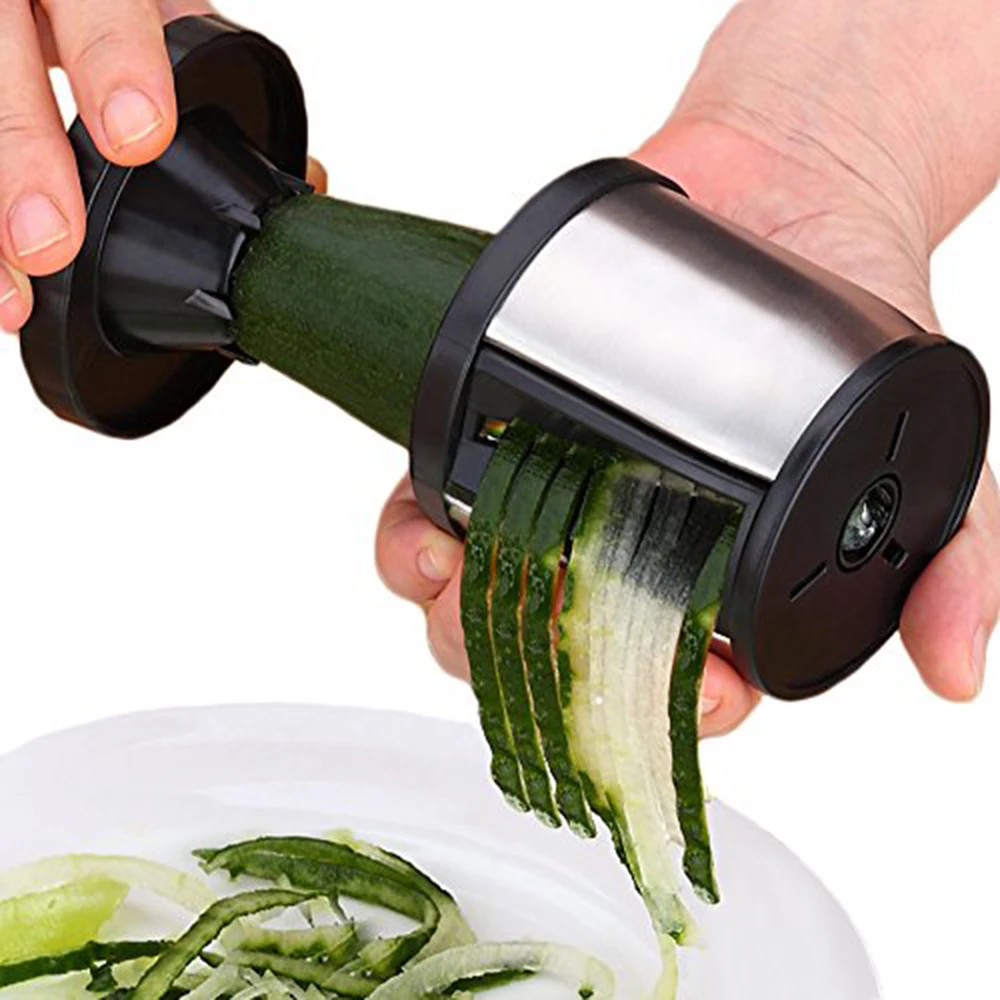 Овощной spiralizer Спираль Тесак цуккини лапши спагетти Паста чайник zoodler spiralizer Slicer Инструменты с Тематические товары про рептилий и земноводных Кисточки