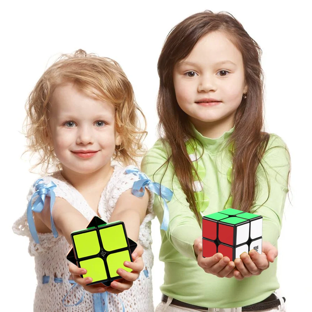 

D-FantiX Moyu Weipo 2x2 Speed Cube 2x2x2 Magic Cube Educational Puzzle Toys for Kids Adults Students