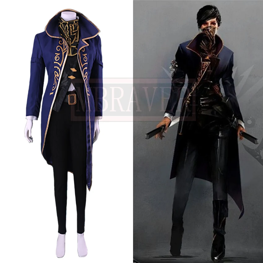 Dishonored 2 костюм Эмили Kaldwin Косплэй костюмы для хеллоуина наряд индивидуальный