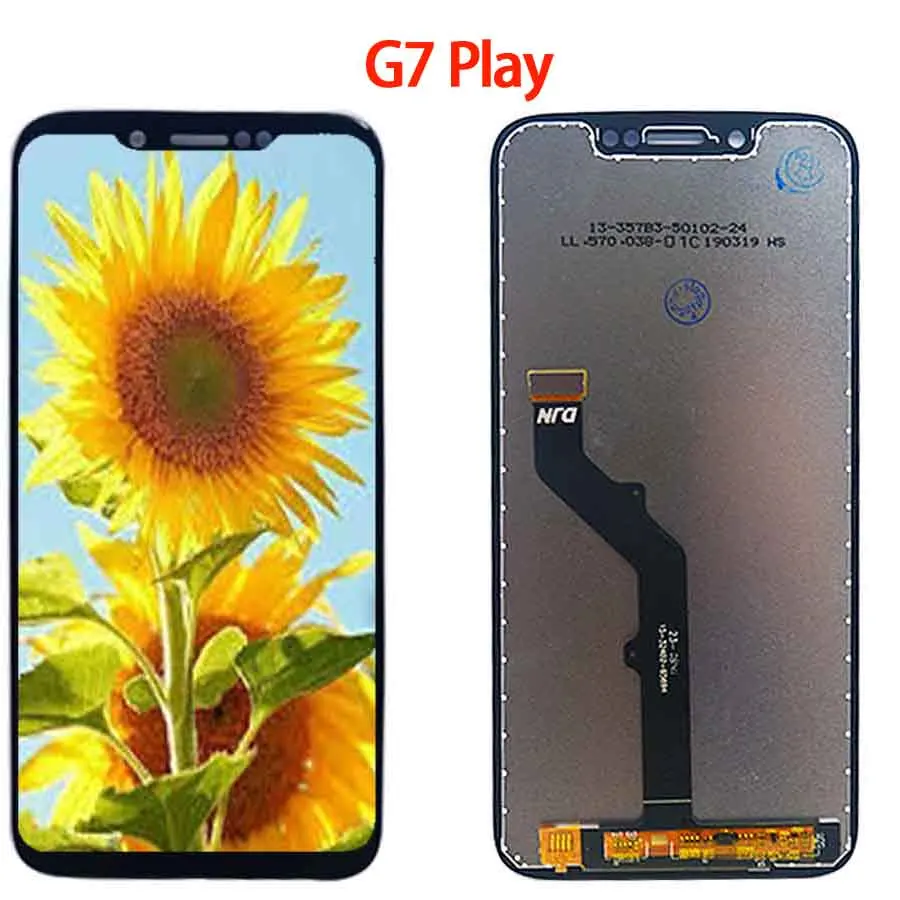 New For Motorola Moto G7 XT1962 LCD Play Display Touch Screen Panel Digiziter Assembly Power Plus | Мобильные телефоны и